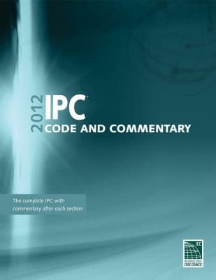 Tapa de 2012 Ipc Code And Commentary