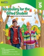 Tapa de Vocabulary For The Gifted Student Grade 5 Challenging Activities For The Advanced Learner