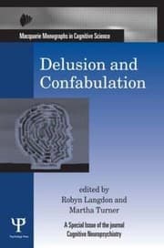 Tapa de Delusion And Confabulation A Special Issue Of Cognitive Neuropsychiatry