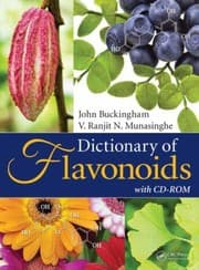 Tapa de Dictionary Of Flavonoids With Cdrom