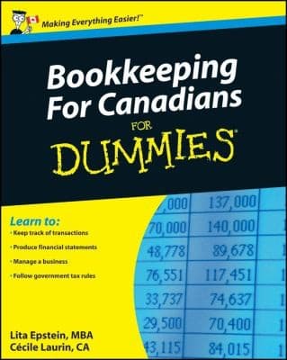 Tapa de Bookkeeping For Canadians For Dummies