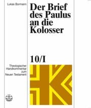 Tapa de Der Brief Des Paulus An Die Kolosser
