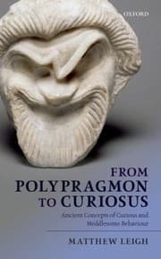 Tapa de From Polypragmon To Curiosus Ancient Concepts Of Curious Meddlesome And Exaggerated Behaviour