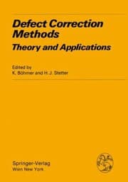 Tapa de Defect Correction Methods Theory And Applications