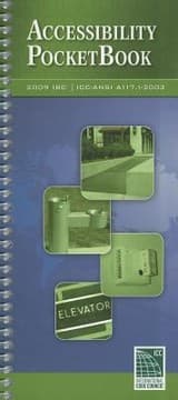 Tapa de Accessibility Pocket Book 2009 Ibc Iccansi A1171 2003