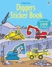 Tapa de Diggers Sticker Book
            
                Usborne Sticker Books