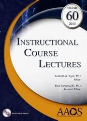 Tapa de Instructional Course Lectures Volume 60