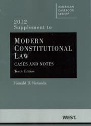 Tapa de Rotundas Modern Constitutional Law 2012 Cases And Notes