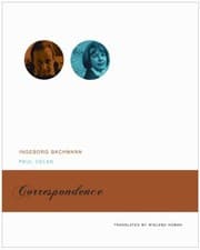 Tapa de Correspondence Ingeborg Bachmann And Paul Celan With The Correspondences Between Paul Celan And Max Frisch And Between Ingeborg Bachmann And Gisle Celanlestrange