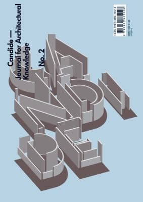 Tapa de Candide Journal For Architectural Knowledge