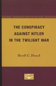Tapa de The Conspiracy Against Hitler in the Twilight War