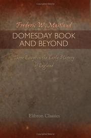 Tapa de Domesday book and beyond
