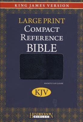 Tapa de Large Print Compact Reference BibleKJV