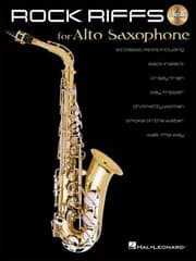 Tapa de Rock Riffs For Alto Saxophone
