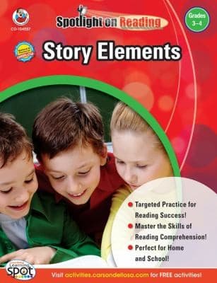 Tapa de Story Elements Grades 34