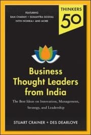 Tapa de Thinkers 50 Business Thought Leaders From India The Best Ideas On Innovation Management Strategy And Leadership