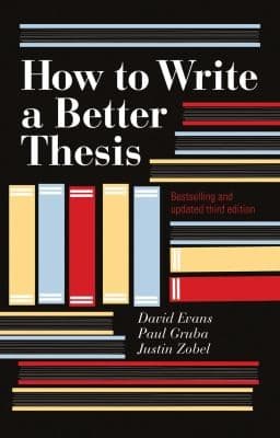 Tapa de How To Write A Better Thesis