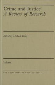 Tapa de Crime And Justice A Review Of Research