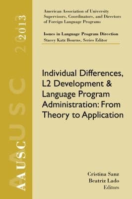 Tapa de Issues In Language Program Direction 2013