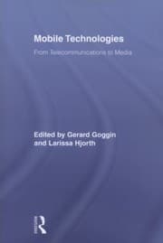 Tapa de Mobile Technologies From Telecommunications To Media From Telecommunications To Media