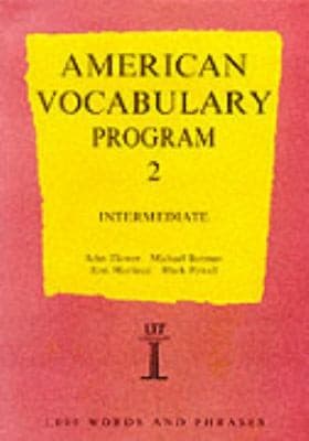Tapa de American Vocabulary Program 2