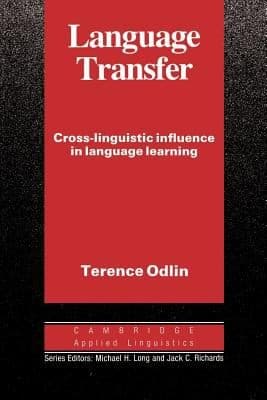 Tapa de Language Transfer Crosslinguistic Influence In Language Learning