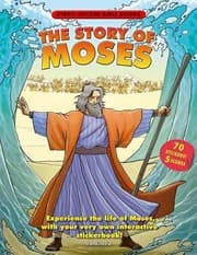 Tapa de The Story Of Moses Reusable Sticker Bible Books