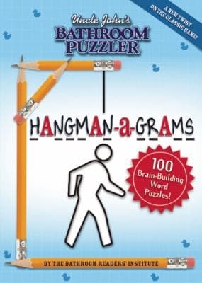 Tapa de Uncle Johns Bathroom Puzzler Hangmanagrams