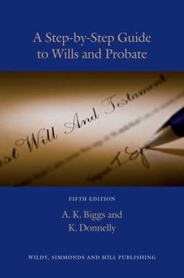 Tapa de A Stepbystep Guide To Wills And Probate