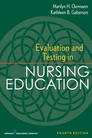 Tapa de Evaluation And Testing In Nursing Education