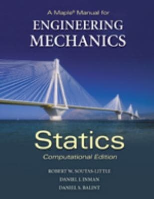 Tapa de A Maple Manual for Engineering Mechanics