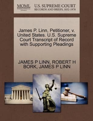 Tapa de James P Linn Petitioner