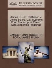 Tapa de James P Linn Petitioner