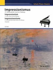 Tapa de Impressionismus 21 Klavierstcke Rund Um Debussy Impressionism 21 Piano Pieces Around Debussy Impressionnisme 21 Morceaux Pour Piano Autour De Debussy