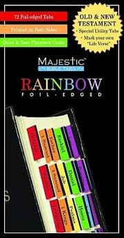 Tapa de Majestic Rainbow Bible Tabs