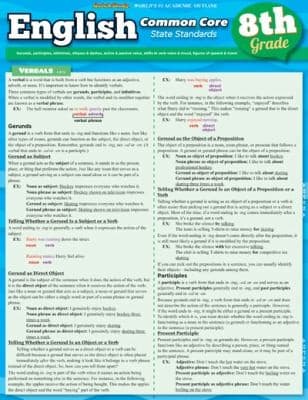 Tapa de English Common Core 8th Grade