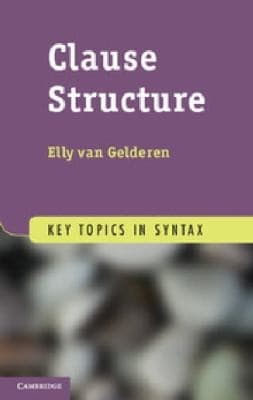 Tapa de Clause Structure