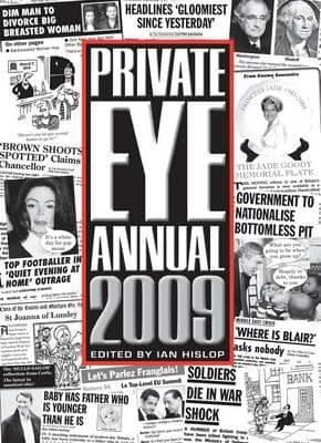 Tapa de Private Eye Annual 2009