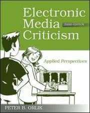 Tapa de Electronic Media Criticism Applied Perspectives