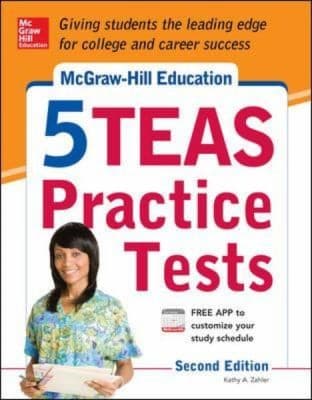 Tapa de Mcgrawhills 5 Teas Practice Tests