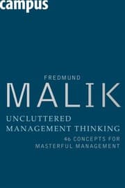 Tapa de Uncluttered Management Thinking 46 Concepts For Masterful Management