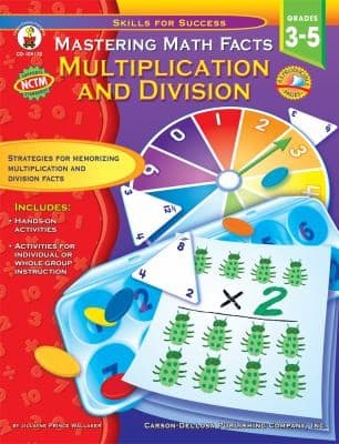 Tapa de Mastering Math Facts Multiplication And Division