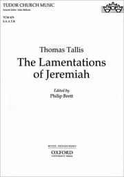Tapa de The Lamentations Of Jeremiah Saatb