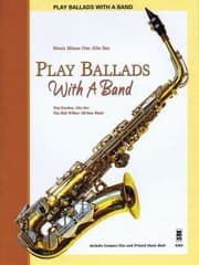 Tapa de Play Ballads With A Band Music Minus One Alto Sax