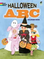 Tapa de Halloween Abc Coloring Book