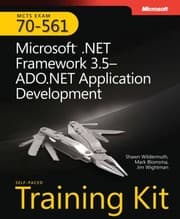 Tapa de Mcts Selfpaced Training Kit Exam 70561 Microsoft Net Framework 35adonet Application Development Training Kit