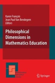 Tapa de Philosophical Dimensions In Mathematics Education