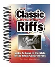 Tapa de Classic Riffs Licks Solos In The Style Of The Great Guitar Heroes