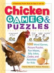 Tapa de Chicken Games Puzzles 100 Word Games Picture Puzzles Fun Mazes Silly Jokes Codes And Activities For Kids