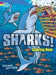 Tapa de Sharks Coloring Book